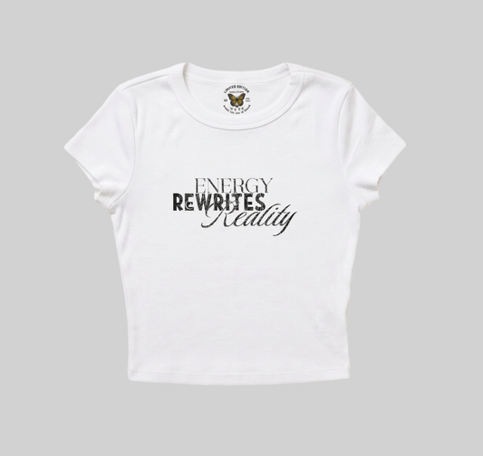 Energy Rewrites Reality Micro Rib T-Shirt