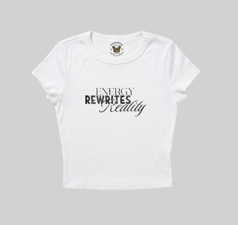 Energy Rewrites Reality Micro Rib T-Shirt
