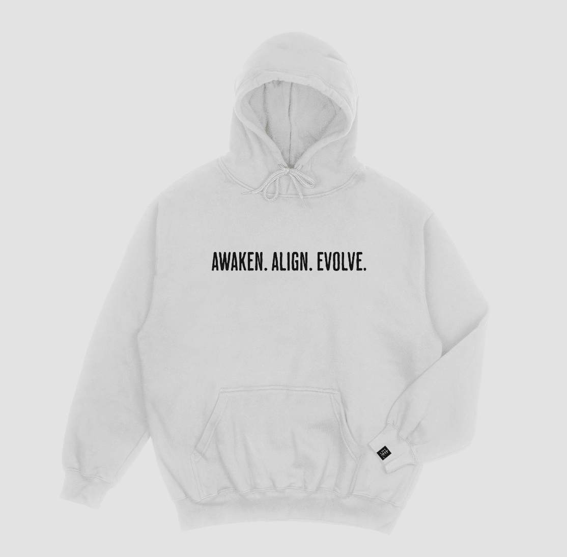 Despierta. Alinéate. Evoluciona. Sudadera con capucha